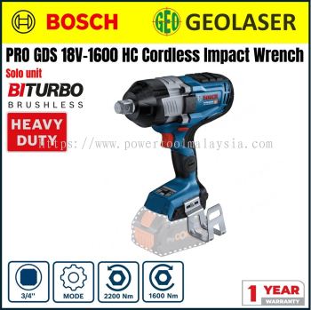 BOSCH PRO GDS 18V-1600 HC Cordless Impact Wrench