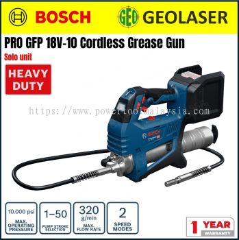 BOSCH PRO GFP 18V-10 Cordless Grease Gun
