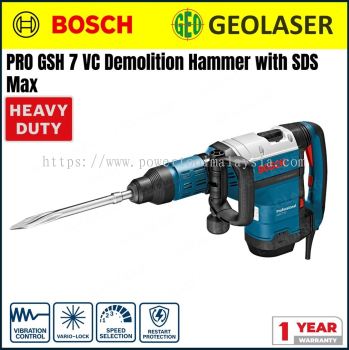 Bosch PRO GSH 7 VC Demolition Hammer with SDS max