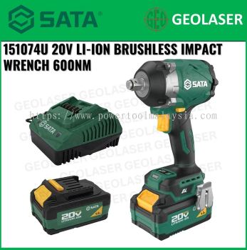 SATA 151074U 20V LI-ION BRUSHLESS IMPACT WRENCH 600NM