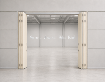 Folding Steel Door (4 Leaf   Fully Open Configuration)