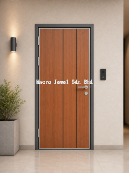 Wood Laminated Swing Steel Door