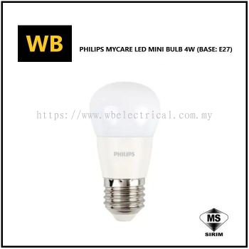 Philips Mycare LED Mini Bulb E27 (Cool Daylight - 6500K / Warm White - 3000K)