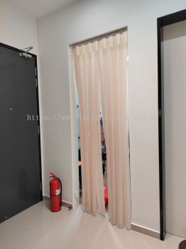 Beige Dream Curtain 3-in-1 Doorway System At 2 Rio Residence Puchong
