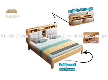 Solid Wood Bedframe BD808