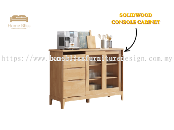 Solid Wood Console Cabinet CS303