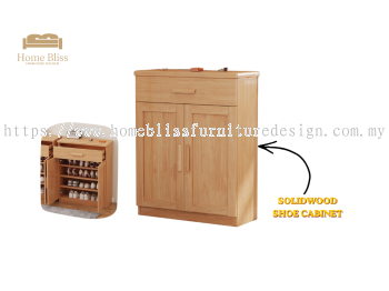 Solid Wood Shoe Cabinet SC212