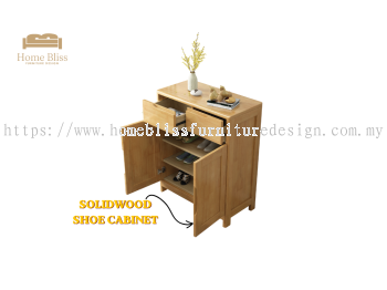 Solid Wood Shoe Cabinet SC222