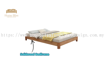 Solid Wood Platform Bedframe BD816