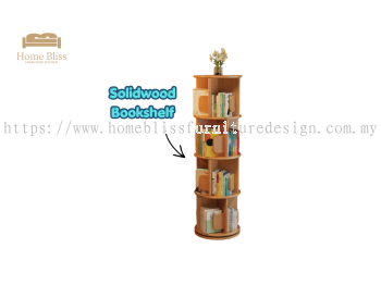 Solid Wood Bookshelf BS503