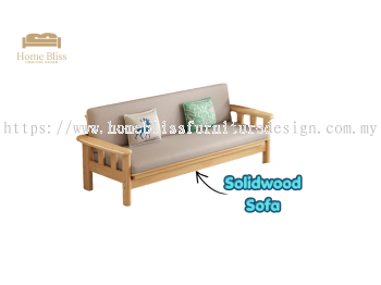Solid Wood Sofa Bed SF701