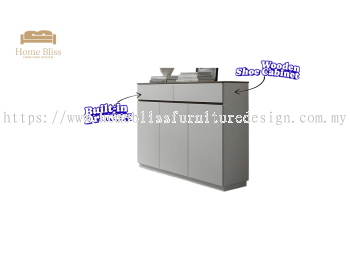 3-Door Wooden Shoe Cabinet 32219