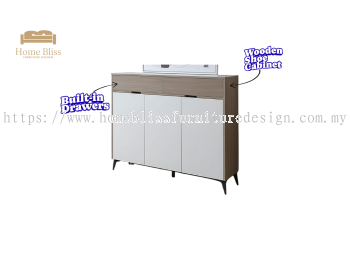 3-Door Wooden Shoe Cabinet 30129