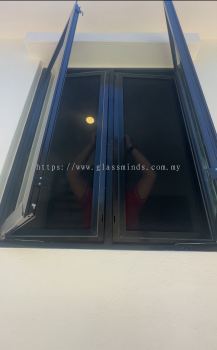 2 In 1 Security Casement Window