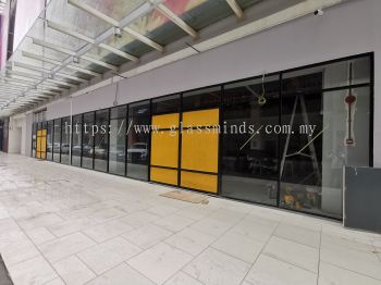 Glass Shopfront With 6mm Clear Tempered 