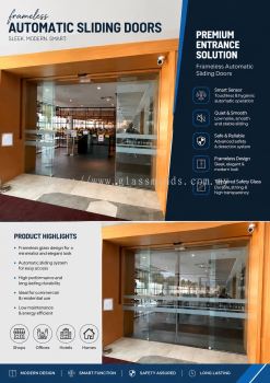 Frameless Automatic Door 