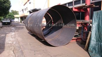 Heavy Duty Mild Steel Plate Rolling to Cylinder