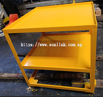Mild Steel Trolley with Prime Coat and Painting