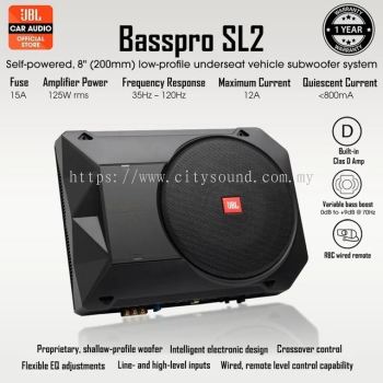 JBL BassPro SL2 Underseat Subwoofer