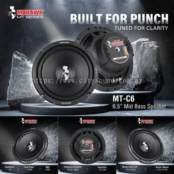 Mohawk MT-C6 6.5 Inch Mid Bass Speaker