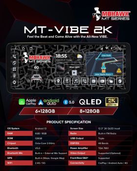 Mohawk MT-VIBE 2K 6GB/8GB Android Player