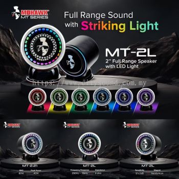 Mohawk MT-2L 2 Inch Full Range Speaker with LED Light