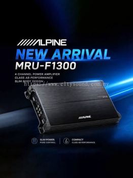 Alpine MRU-F1300 4-Channel Class AB Amplifier
