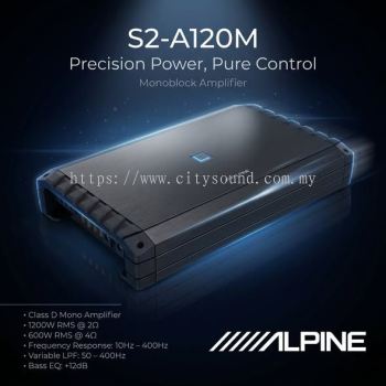 Alpine S-Series Amplifiers