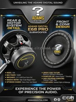 Adams Digital E68 PRO Subwoofer