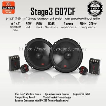 JBL Stage3 607CF 6.5 Inch Component Speaker System Without Grille