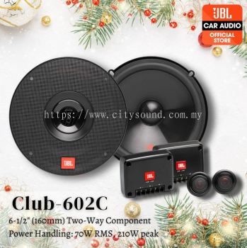 JBL Club 602C 6.5 Inch Two-Way Component Speaker System