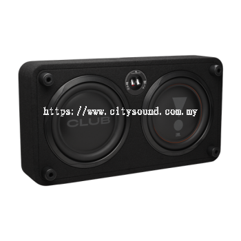JBL Club 1200SSL 12 Inch 2-Ohm Subwoofer Enclosure with Passive Radiator