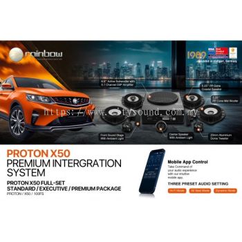 Rainbow Proton X50 Full Set Plug & Play Audio Package