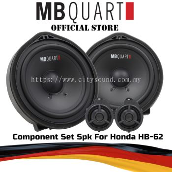 MB Quart HB62 Honda 6.5 Inch Plug & Play 2-Way Component Speaker Set