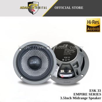 Adams Digital ESK 33 3.5Inch MidBass Range Car Speaker Audio EMPIRE Series