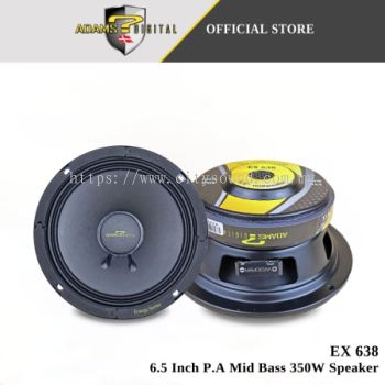 Adams Digital EX 638 6.5 Inch Pa Mid Bass Speaker Car Audio ENERGY Series