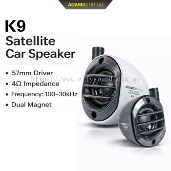 Adams Digital Satellite Speaker Kereta 2 Inch Full Range Speaker Satelite Speaker Hi Res Colour Black And White K9