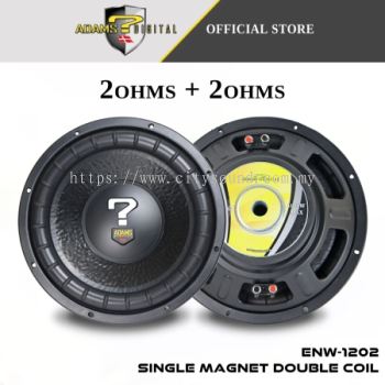 Adams Digital ENW 1202 12 Inch Single Magnet Double Coil Woofer 600W ENERGY Series