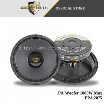Adams Digital 12 inch PA Woofer Car Audio Speaker Max 1000W EPA-2075 Energy Series