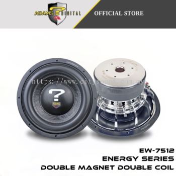 Adams Digital 12"Inch Double Magnet Double Coil Woofer 1800W EW-7512 ENERGY Series
