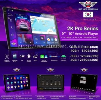 Sky Navi 2K Pro Series 9/10 Inch Android Player FYT 7862S