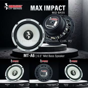 Mohawk MT-A6 6.5 Inch Mid Bass Speaker