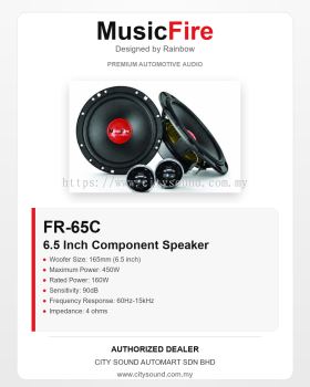 MusicFire FR-65C 6.5 Inch Component Speaker
