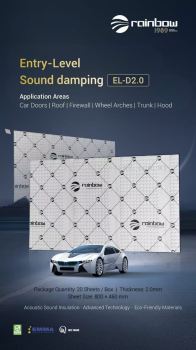 Rainbow Sound Damping Material
