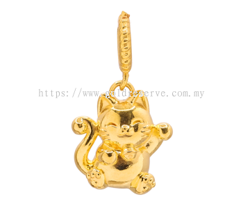 GR Cute Cat Pendant 916/22k