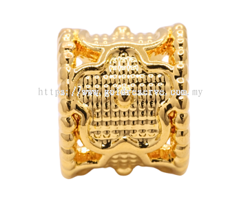 GR Flower Barrel Charm 916/22k