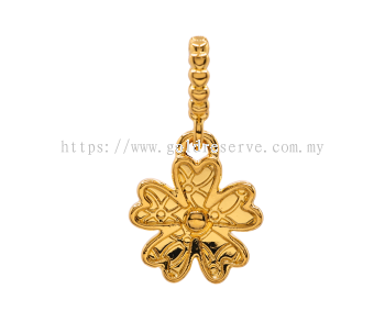 GR Sakura Full Gold Pendant 916/22k