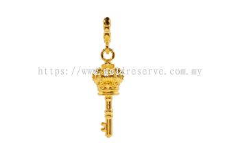 GR Gold Royal Key Pendant 916/22K