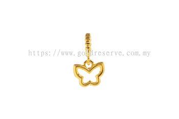 GR Gold Pendant Simple Butterfly 916/22K