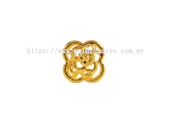GR Flower Web Charm 916/22k